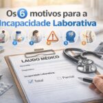 Mostrar os seis motivos que podem justificar a concessão de benefícios por incapacidade laborativa como auxílio- doença ou aposentadoria por invalidez.