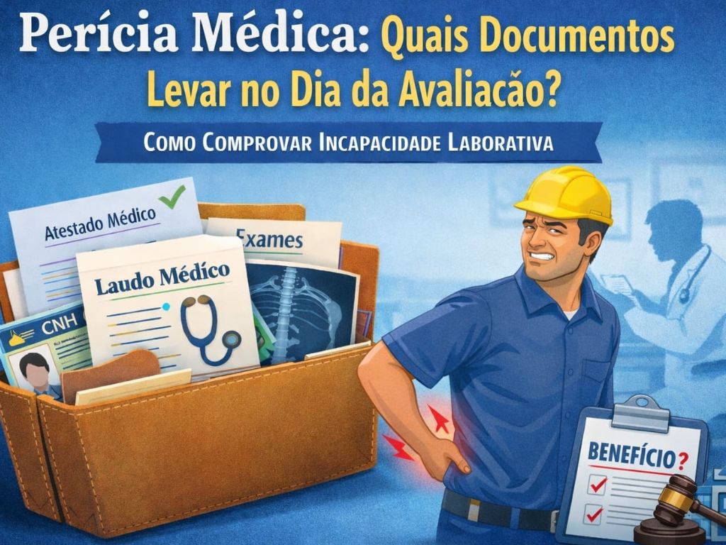 Perícia médica: quais documentos levar no dia da perícia para a concessão de auxílio-doença e aposentadoria por invalidez?