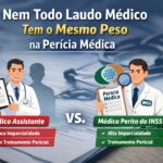 Mostrar porque o laudo pericial emitido pelo perito do INSS tem mais peso na análise de incapacidade laborativa do que o laudo médico emitido pelo médico particular.