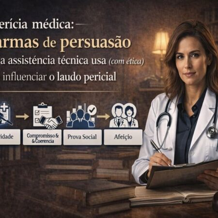 Perícia médica: 4 armas de persuasão que a assistência técnica usa (com ética) para influenciar o laudo pericial