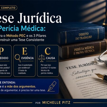 Tese Jurídica Na Perícia Médica: Descubra O Método PEC e os 3 Pilares Para Construir Uma Tese Consistente