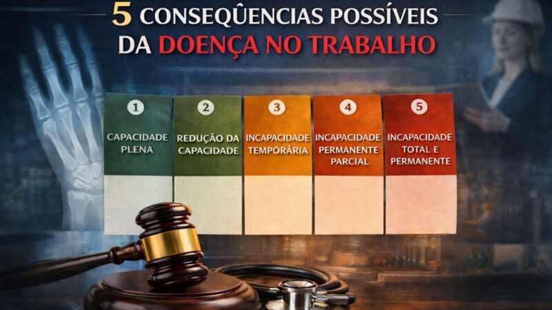 Capacidade Laborativa na Perícia Médica: As 5 Consequências Possíveis da Doença no Trabalho
