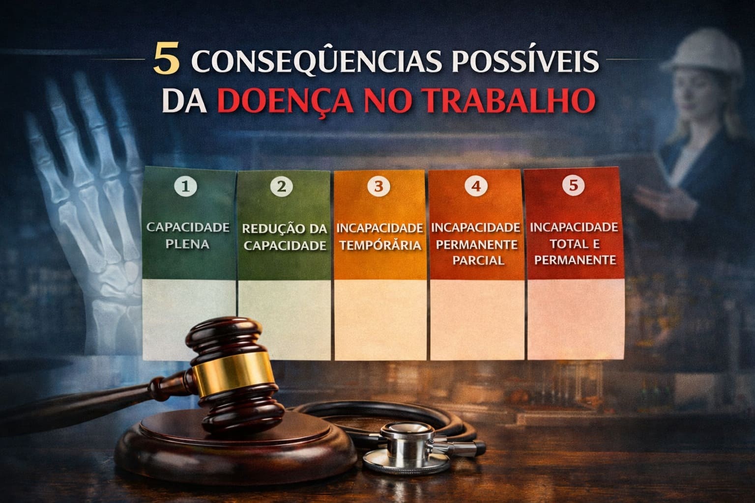 Capacidade Laborativa na Perícia Médica: As 5 Consequências Possíveis da Doença no Trabalho