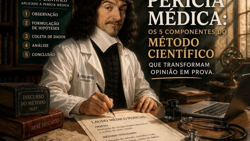 Perícia Médica: Os 5 componentes do método científico aplicado ao Laudo Médico Judicial