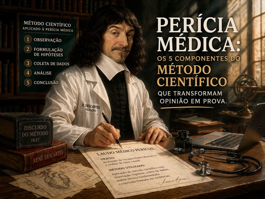 Perícia Médica: Os 5 componentes do método científico aplicado ao Laudo Médico Judicial