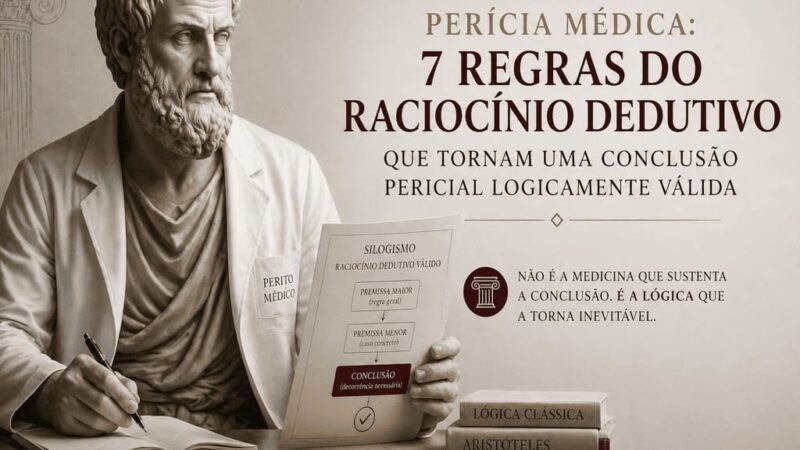 Perícia médica: 7 regras do raciocínio dedutivo que tornam uma conclusão pericial logicamente válida