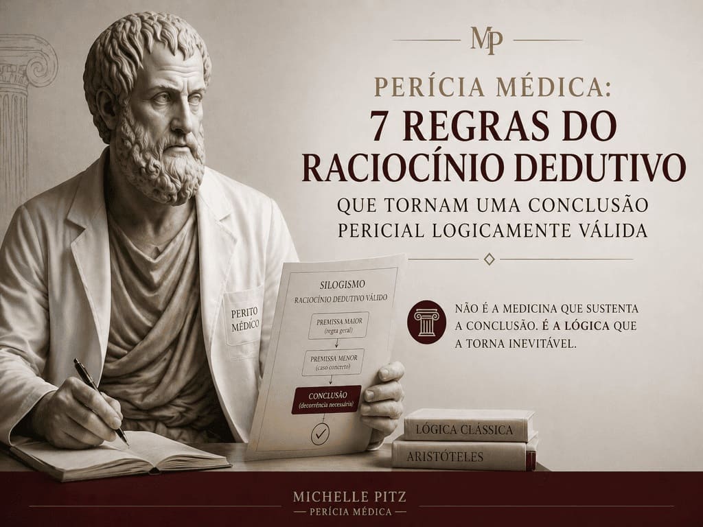 Perícia médica: 7 regras do raciocínio dedutivo que tornam uma conclusão pericial logicamente válida