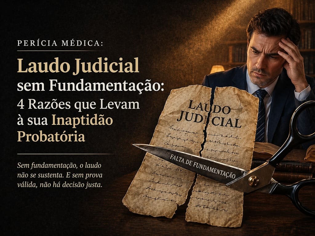 Perícia médica sem fundamentação : 4 razões que levam o laudo judicial à inaptidão probatória